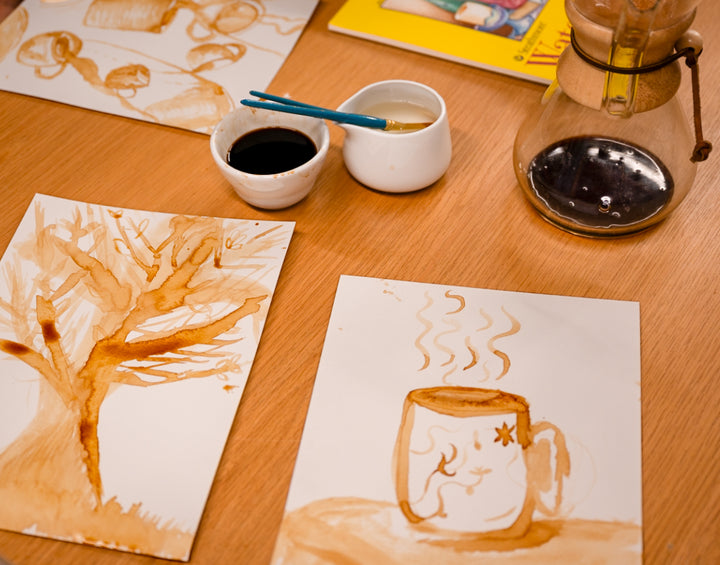 How to Paint with Coffee