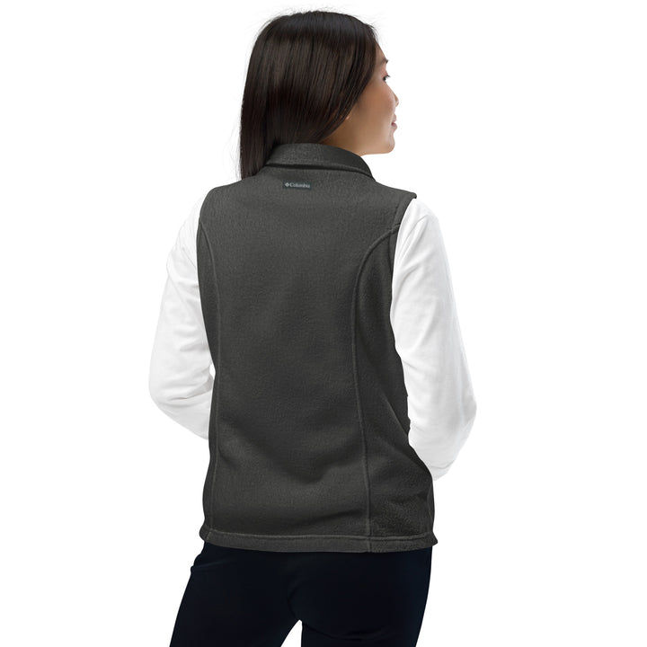 Compass Coffee Fleece Vest Charcoal