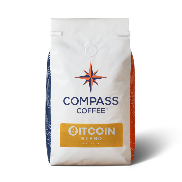 Compass Coffee Bitcoin Blend Medium Roast 2lb Bag